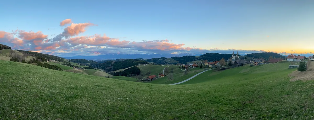 Diex Bergdorf Suedkaernten Region Klopeinersee