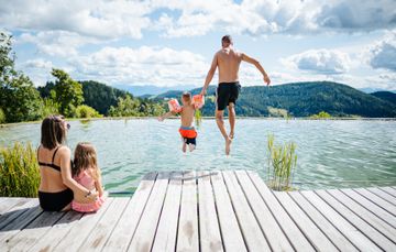 Familienurlaub Urlaub am See im Ferienhaus in Österreich 